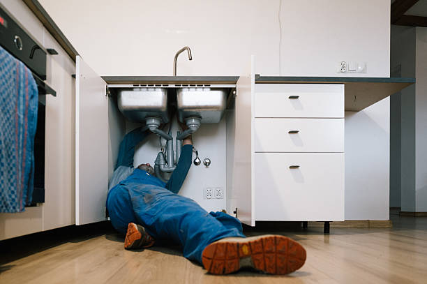 Professional Drain Cleaning technician working in Pampa, TX